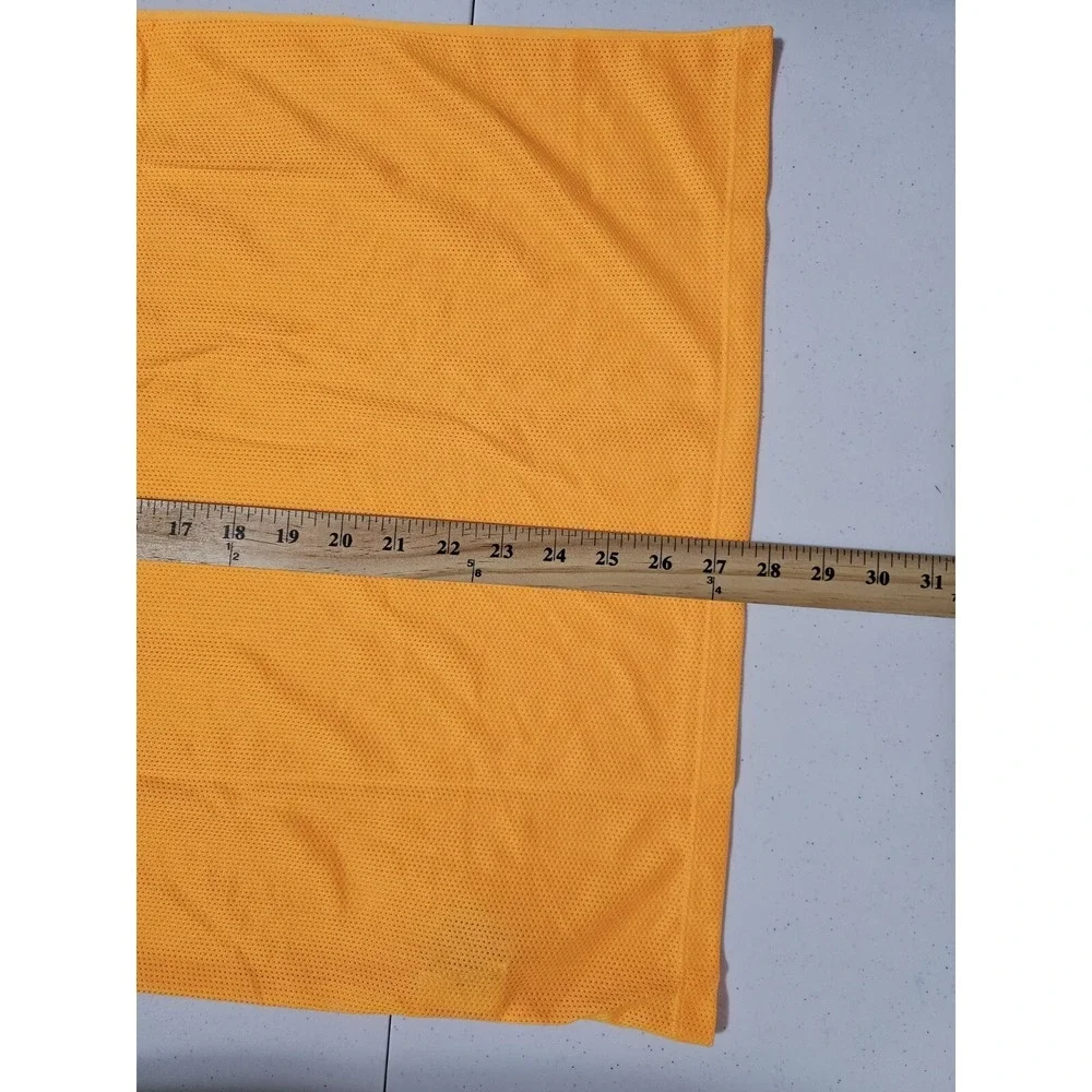 Nike Dry Academy Shirt Men Medium Orange Soccer Futbol Mesh Back Athletic 832967